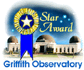 Griffith Observatory Star Award Sept 12 - 18, 2004